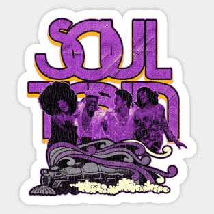 Soul Train Vintage Classic Purple Sticker